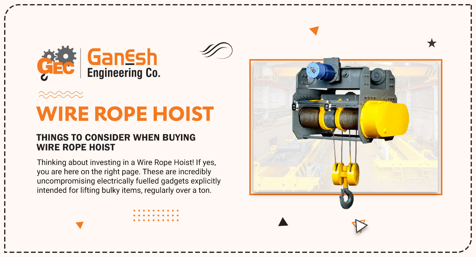Wire Rope Hoist 3, Ganesh Engineering