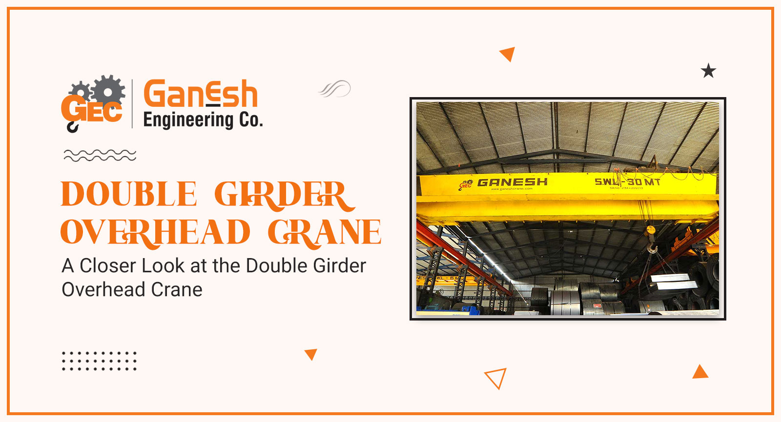 Double Girder Overhead Crane 5 1, Ganesh Engineering